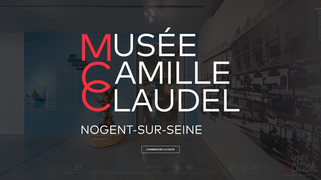 Exemple de visite virtuelle avec introduction : Musé Camille Claudel