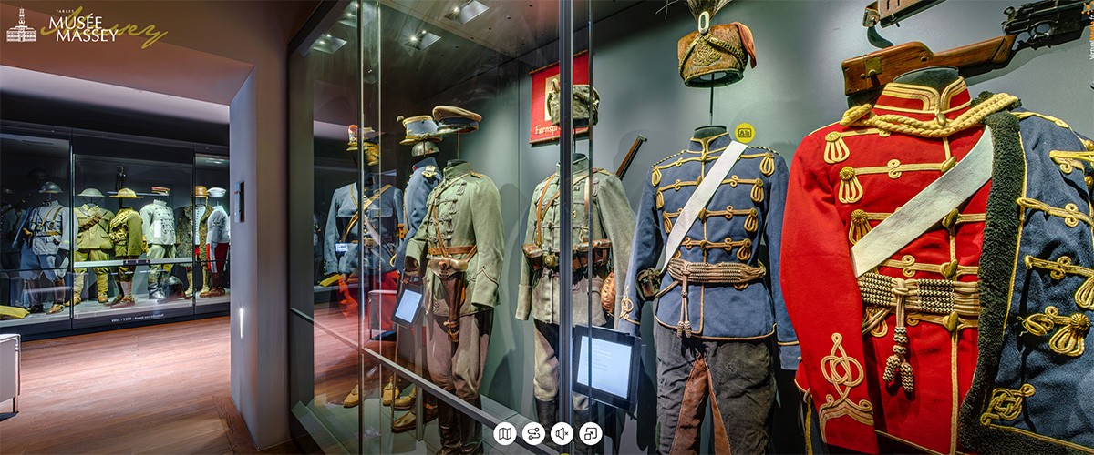 L'exposition Hussards du Musée massey